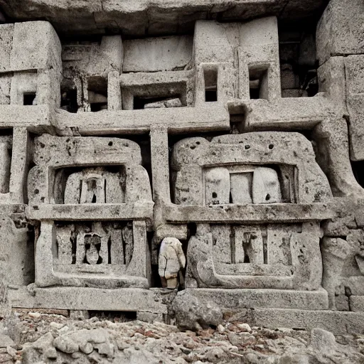 Image similar to the creatures that inhabit the ancient aztec ruins