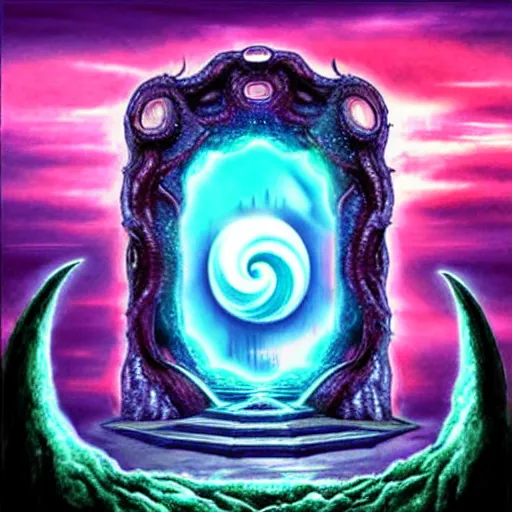 Image similar to Portal to the Elder God dimension.