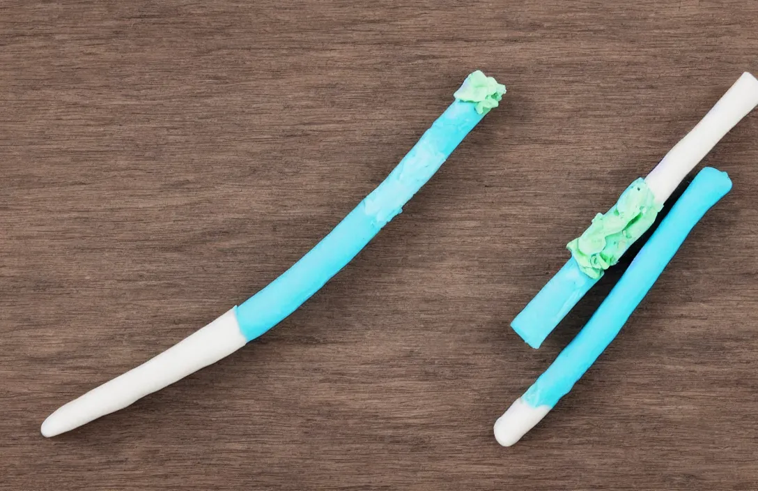 Image similar to toothpaste on a stick