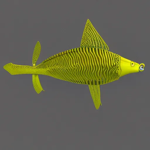 Image similar to 3 d model of a pike spinner,