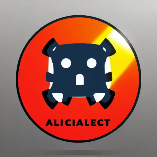 Prompt: artificial intelligence discord server logo, hd