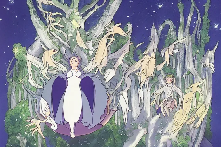 Prompt: lorien by studio ghibli,