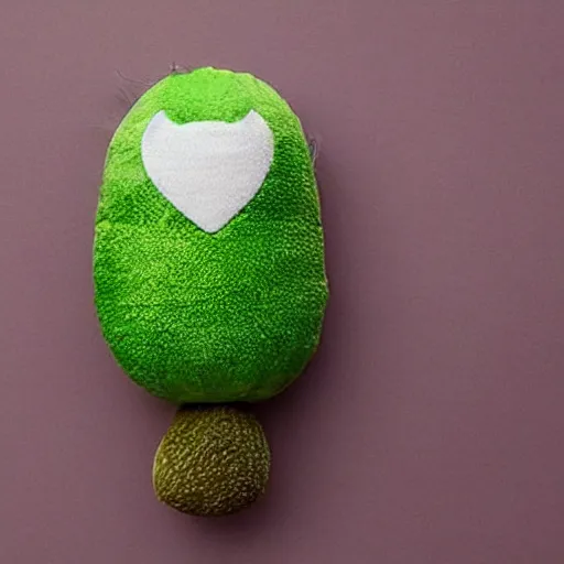 Prompt: ! dream a photo of a cute avocado plushie, real trending on instagram image