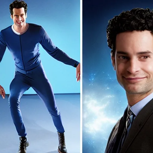 Image similar to penn badgely as mr fantastic