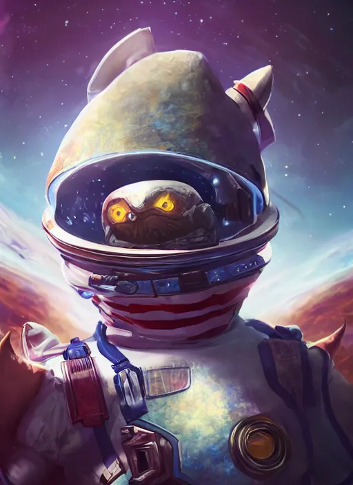 Prompt: An epic fantasy comic book style portrait painting of a brabancon astronaut in space, unreal 5, DAZ, hyperrealistic, octane render, cosplay, RPG portrait, dynamic lighting