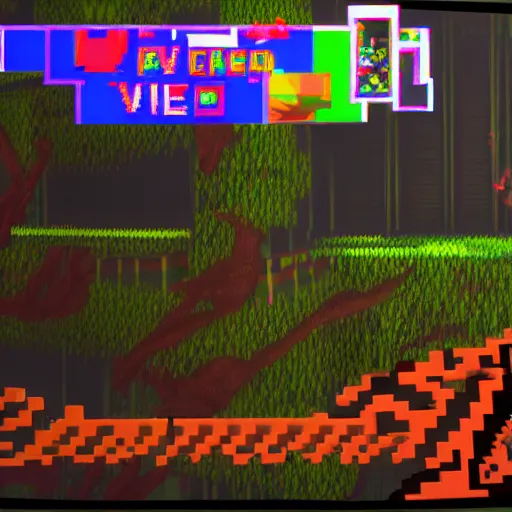 Image similar to glitched video game screenshot