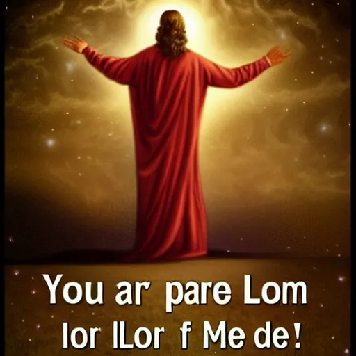 Prompt: you are not the lord of me i am the lord of me!