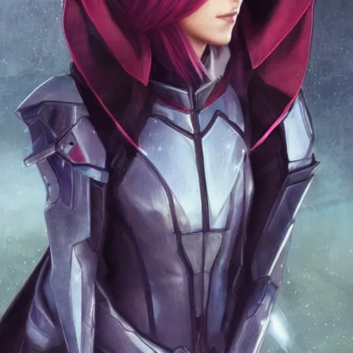 Prompt: lightning farron in destiny hunter armor, wearing a hooded cloak, beautiful face!!!!, 2 7 years old, cg animation, realistic, character select portrait, by artgerm, greg rutkowski, alphonse mucha, 3 d