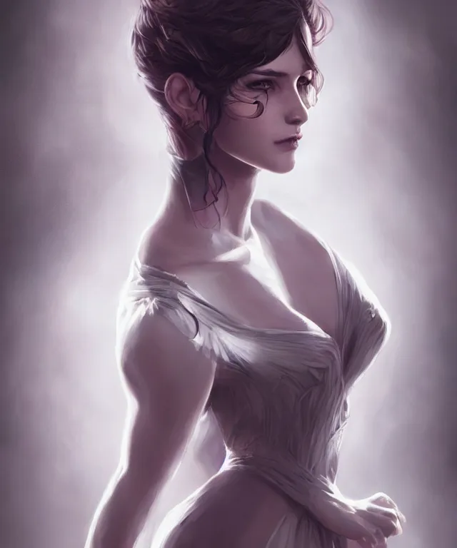 Image similar to magician by charlie bowater and artgerm, full body portrait, intricate, face, circus, elegant, beautiful, highly detailed, dramatic lighting, sharp focus, trending on artstation, artstationhd, artstationhq, unreal engine, 4 k, 8 k