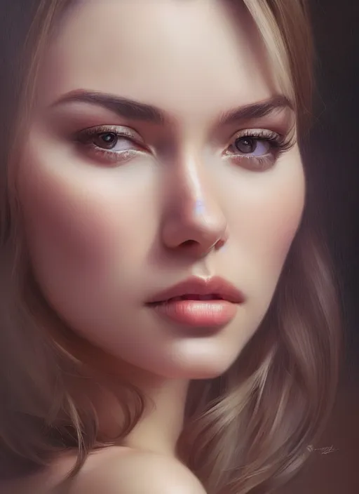 Image similar to photo of a gorgeous young woman in the style of stefan kostic, realistic, sharp focus, 8 k high definition, insanely detailed, intricate, elegant, art by stanley lau and artgerm