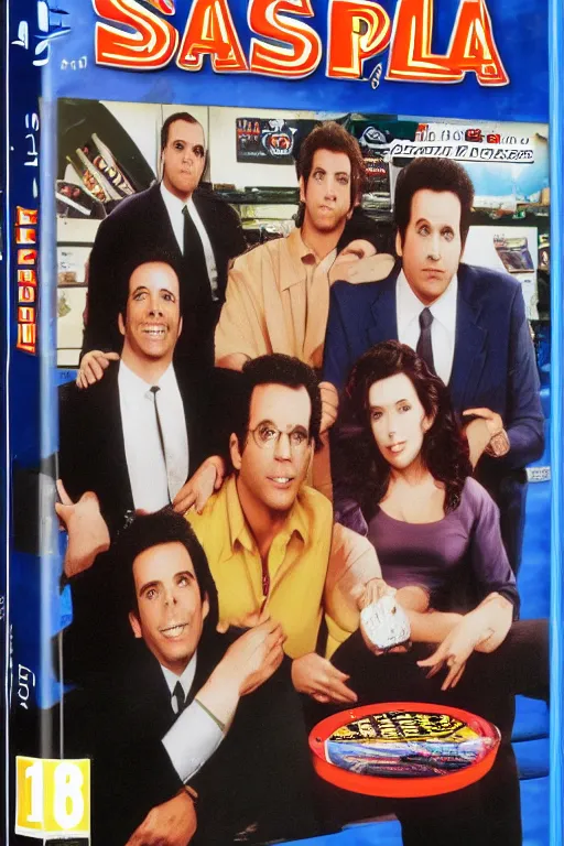 Image similar to Disc case for a Seinfeld PS3 game