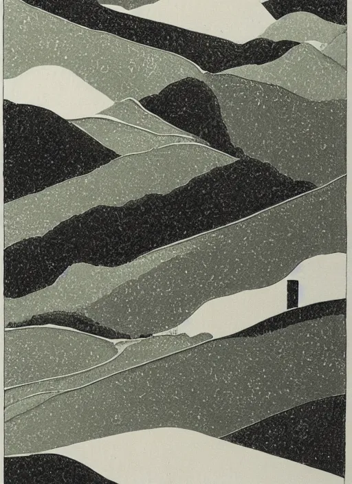 Image similar to a landscape, by minoru nomata, architecture, illustration