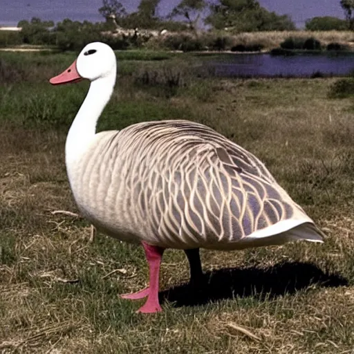 Image similar to goose with a sunburn