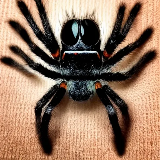 Image similar to cute and cuddly spider