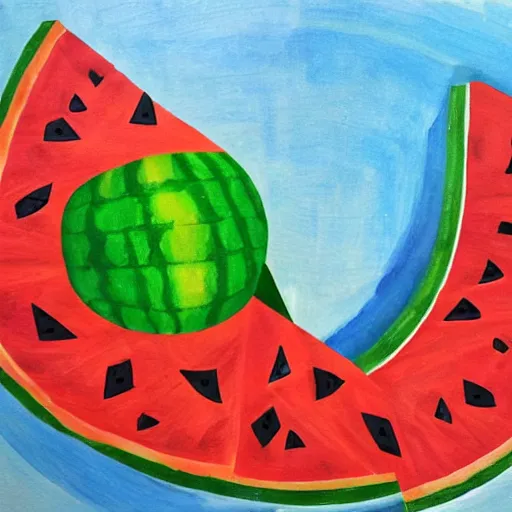 Image similar to Watermelon explosion