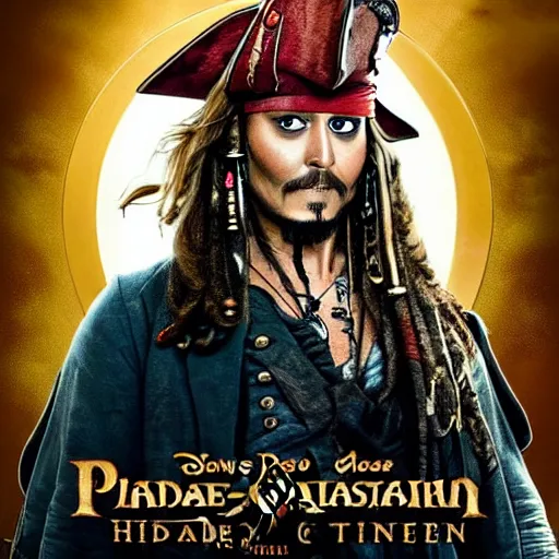 Image similar to tom hiddlestone replacing johnny depp in the lead role in pirates of the caribbean ( 2 0 2 4 ), movie poster