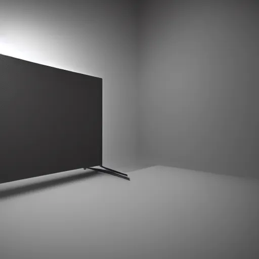 Image similar to a highly realistic grey crt tv, perspective, studio lighting, 3 d render