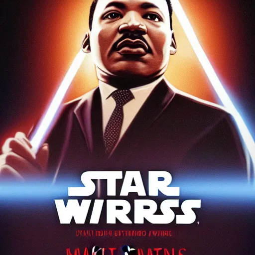 Prompt: martin luther king in star wars, 8k resolution, full HD, cinematic lighting, award winning, anatomically correct