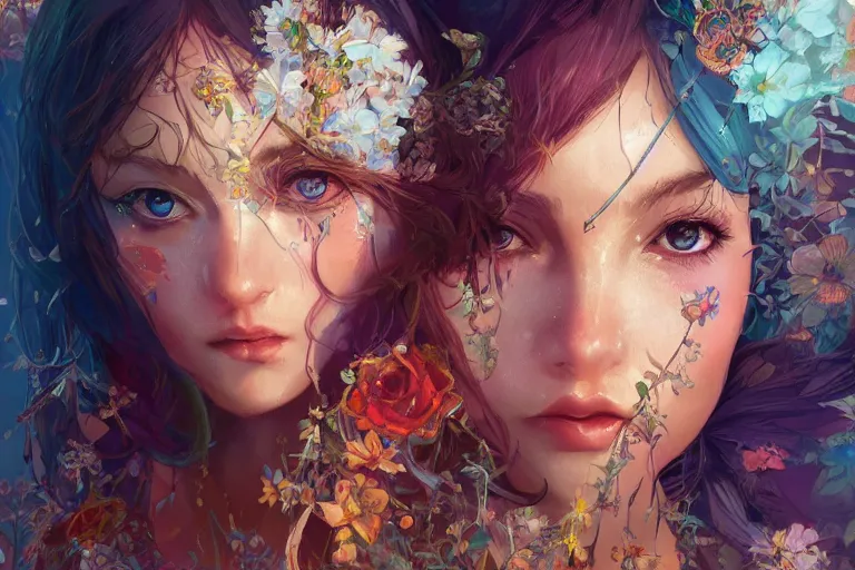 Image similar to a beautiful bohemian girl, intricate, highly detailed, digital painting, Pixiv, Artstation, official media, anime key visual, concept art, rich vivid colors, ambient lighting, sharp focus, illustration, art by WLOP