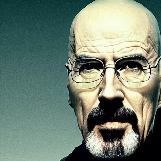 Image similar to Christopher Lee as Walter White in Breaking Bad