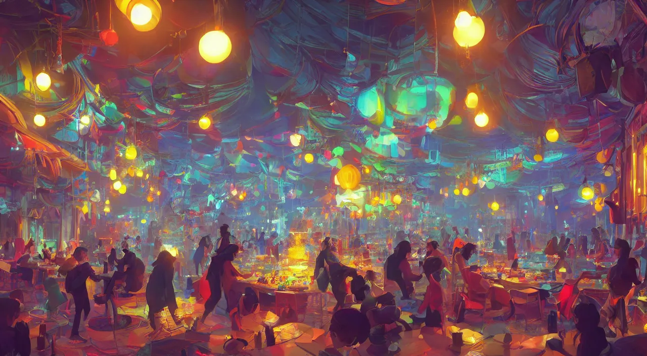 Image similar to bazaar zouk oriantal multicolorful sky shine place mosquet painting stylized digital video game icon global illumination ray tracing 8 k hd resolution, by ilya kuvshinov and cushart krentz and gilleard james