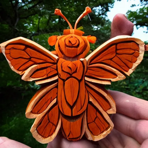 Prompt: bug carving