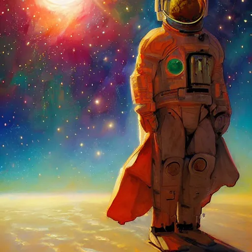 Prompt: Liminal space in outer space by Steve Henderson