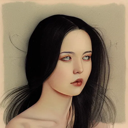 Image similar to photo of young woman by tran nguyen