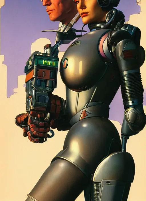 Prompt: powerful cyberpunk pilot. portrait by jean giraud and anton otto fischer and john philip falter and will eisner and gil elvgren and pixar. full body. realistic proportions. science fiction d & d. overwatch, rb 6 s, cyberpunk 2 0 7 7, blade runner 2 0 4 9 concept art. cel shading. thick lines.