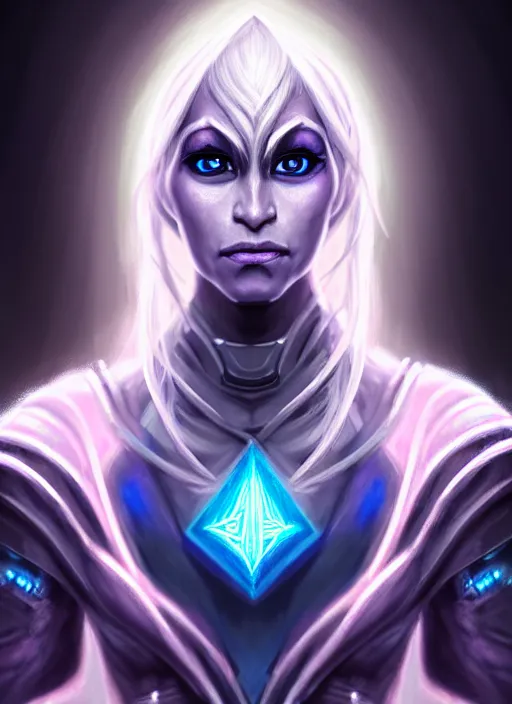 Prompt: ( hyper realistic proportional stylization portrait of a techpunkk drow as a war of cleric in a futuristic pearl armor full of astral runes, the background is decorated with the universe ) by noah bradley, photorealistic, dynamic lighting, very detailed faces, trending on artstation, wallpaper, dream, 4 k, award winning, lovely pastel colors, ethereal, elegant