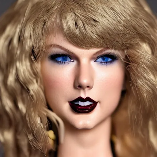 Image similar to very high resolution photo of taylor swift as an action figure.