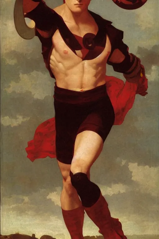 Image similar to Cyclops (Scott Summers) from the X-Men by William Adolphe Bouguereau