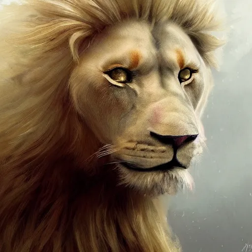 Image similar to a beautiful award winning commission of a male anthro albino lion dressed in a football outfit,digital art,art by greg rutkowski,character design by charles bowater,ross tran,photorealistic,highly detailed,detailed face,4k,dramatic,deviantart,artstation