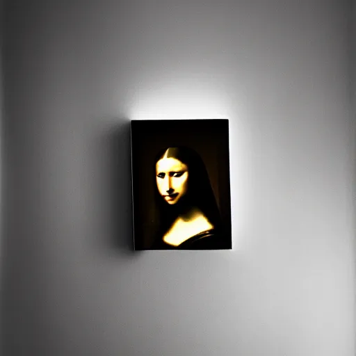 Prompt: “A woman dresses as the Mona Lisa, studio lighting, photography”