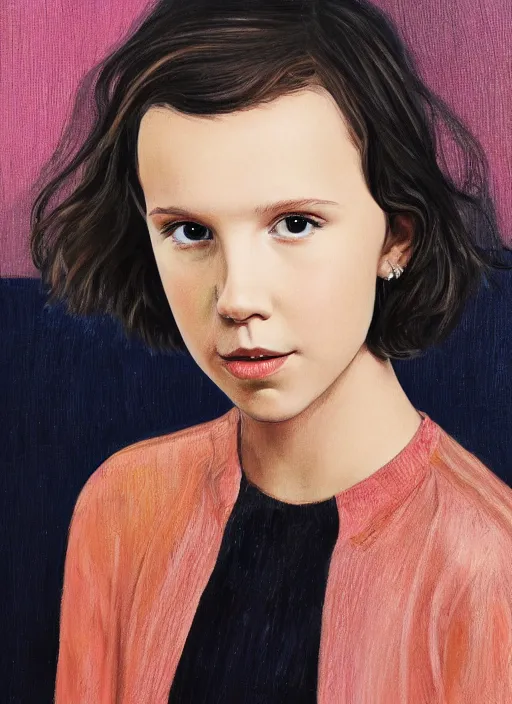 Prompt: Portrait of Millie Bobby Brown