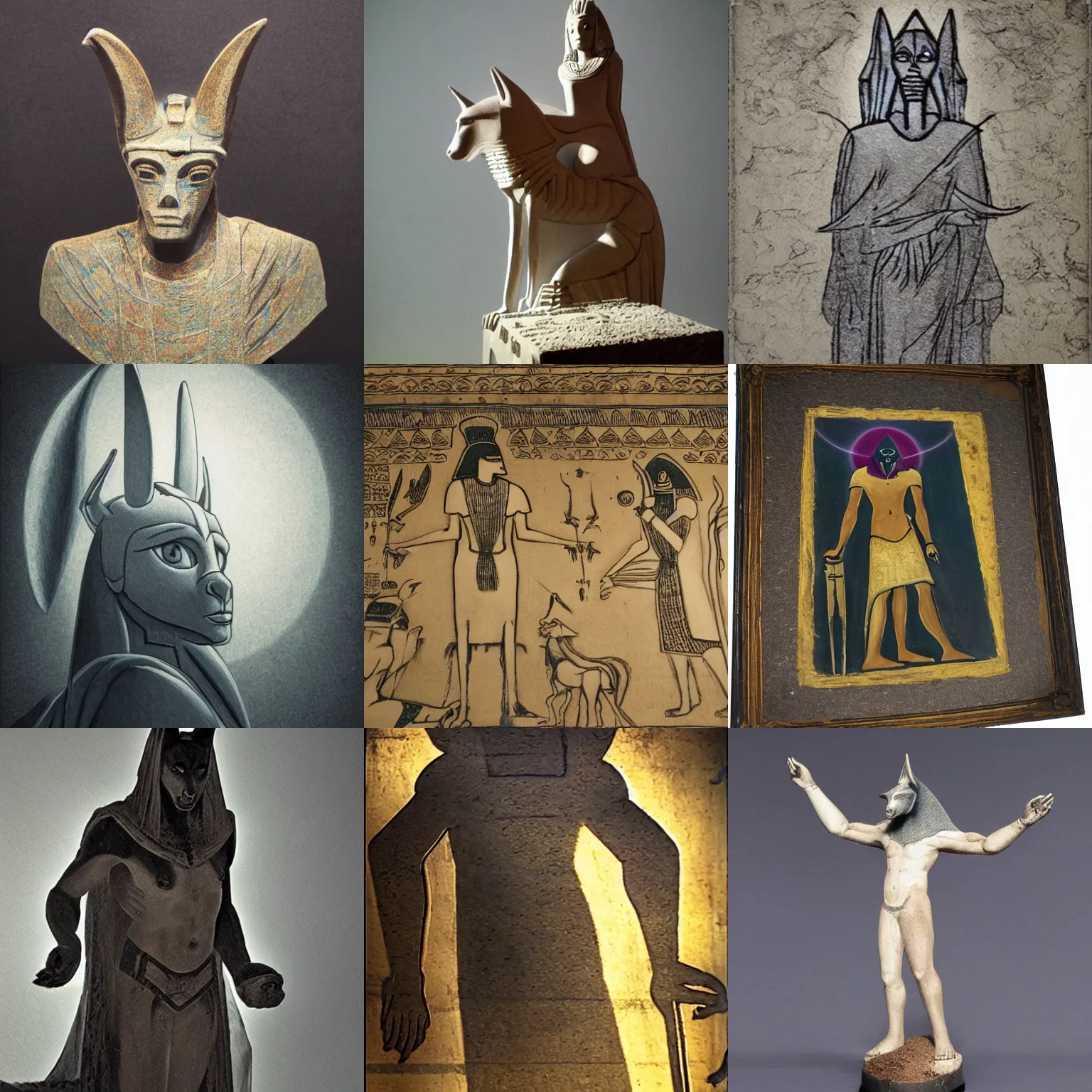 Prompt: photo of ghost of anubis, masterpiece