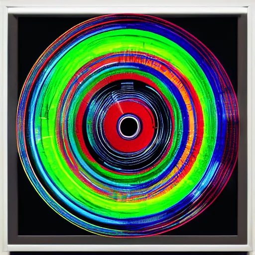 Prompt: “laserdisc abstract art”