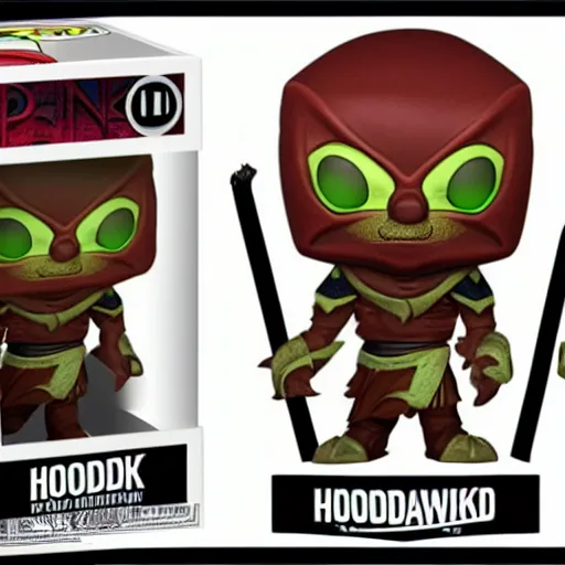 Image similar to hoodwink from dota as a funko pop