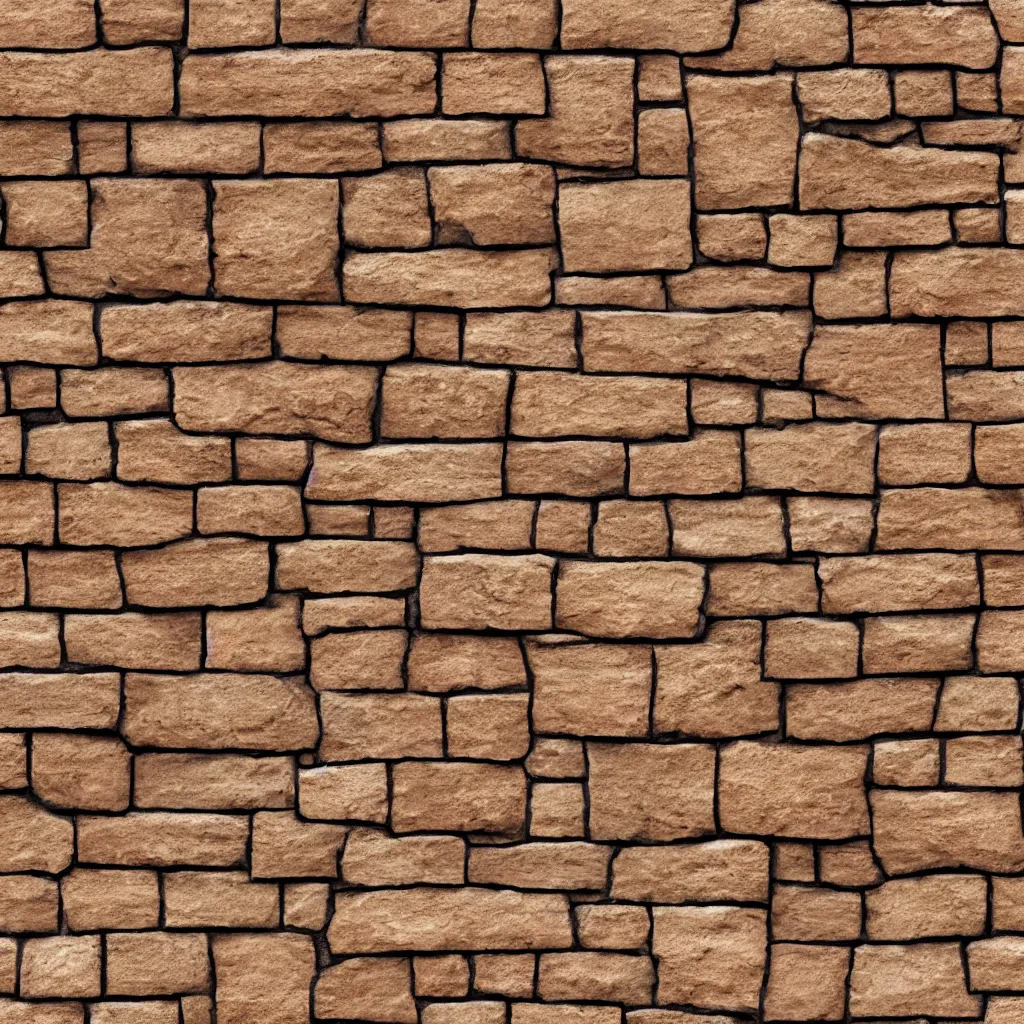 Image similar to sandstone brick wall texture, hd, seamless, pbr, textures. com