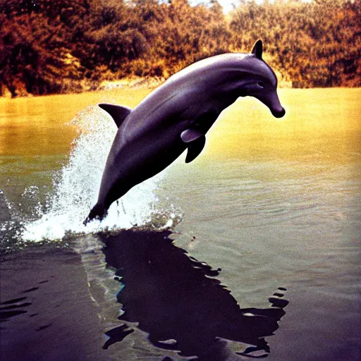 Prompt: a horse dolphin hybrid, nature photography, 35 mm film