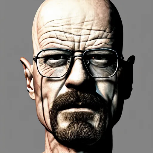 Image similar to walter white clown, au naturel, hyper detailed, digital art, trending in artstation, cinematic lighting, studio quality, smooth render