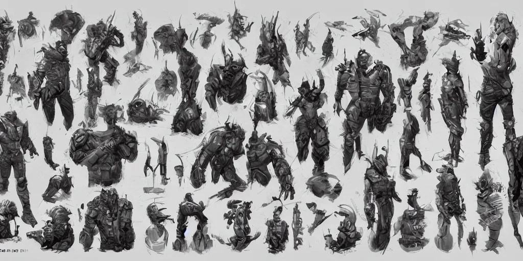 Image similar to james gordon, character sheet, concept design, contrast, kim jung gi, greg rutkowski, zabrocki, karlkka, jayison devadas, trending on artstation, 8 k, ultra wide angle, pincushion lens effect