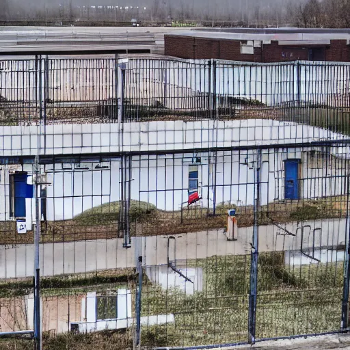 Image similar to a school turned into a prison