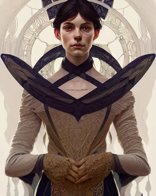 Image similar to symmetry!! portrait of anya stark, dnd, intricate, elegant, highly detailed, digital painting, artstation, concept art, smooth, sharp focus, illustration, art by artgerm and greg rutkowski and alphonse mucha