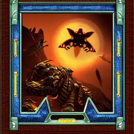 Image similar to frame border from starcraft