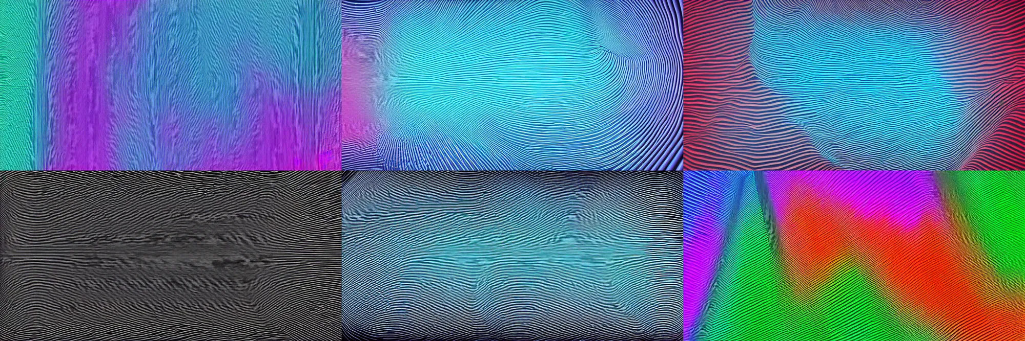 Prompt: abstract blender render based on spectrograms, 4k