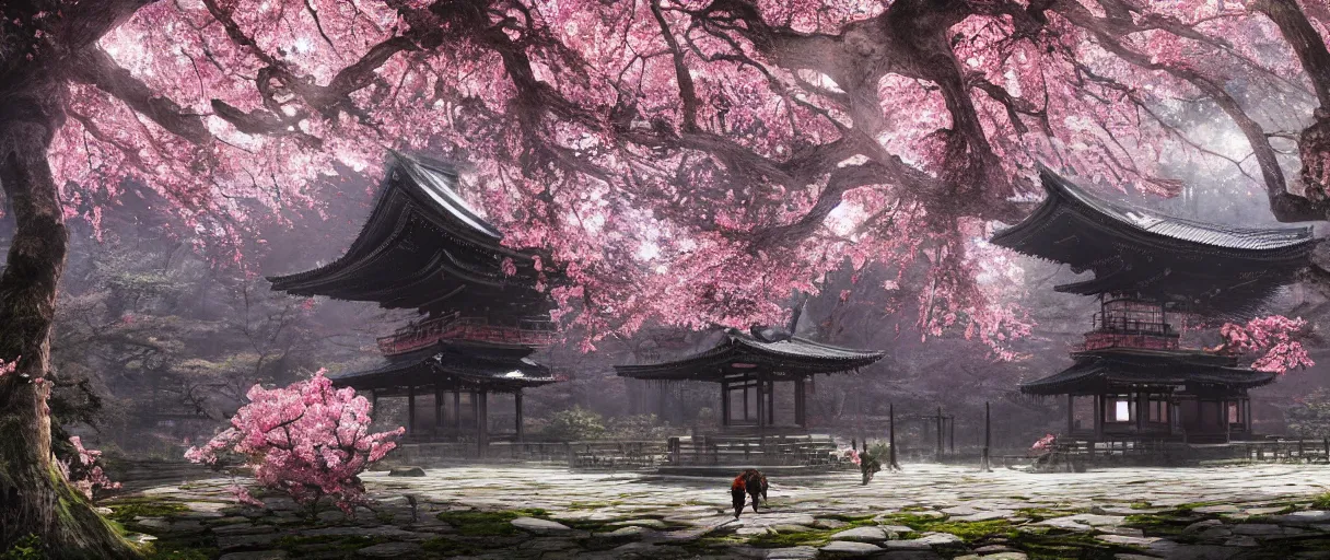 Sacred Shrines Anime Art Wallpapers: Hd Manga Epic Fan Art (@wallpapers) |  Hero