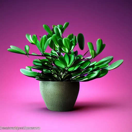 Prompt: beautiful jade plant, hdr, hd, artstation, 4 k, amazing beauty, clouds, award - winning, dramatic lighting