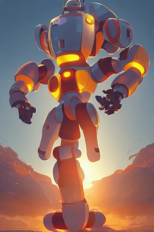 Image similar to metabots medabots medarotto medarot robot minimalist comics, behance hd by jesper ejsing, by rhads, makoto shinkai and lois van baarle, ilya kuvshinov, rossdraws global illumination ray tracing hdr radiating a glowing aura