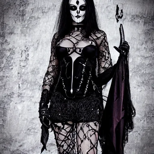 Image similar to goth woman